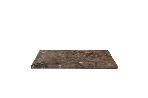 167-MED marmor bordplade brun