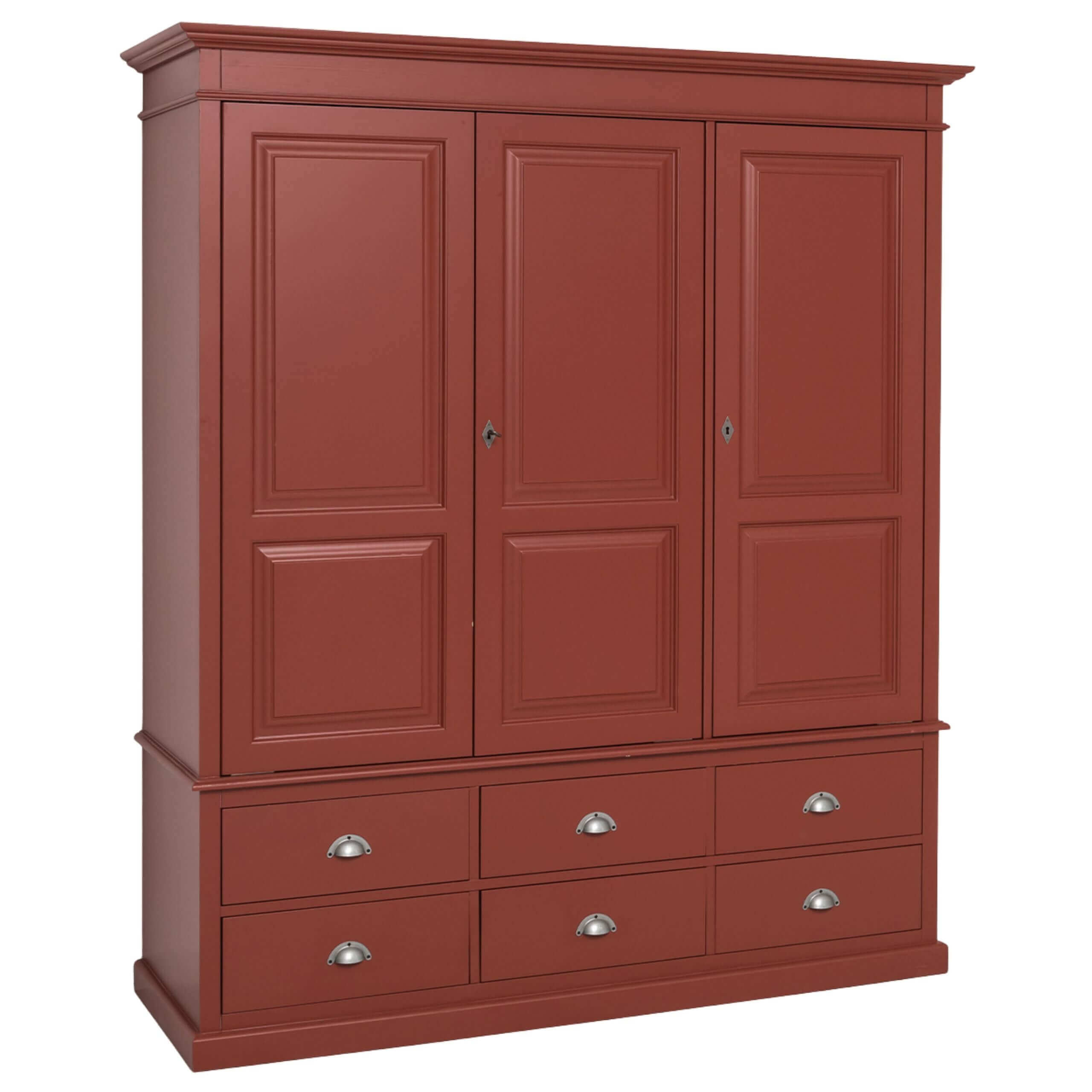 Hotel garderobe - 3 døre - 6 skuffer - B: 174cm - H: 197cm - D: 59cm