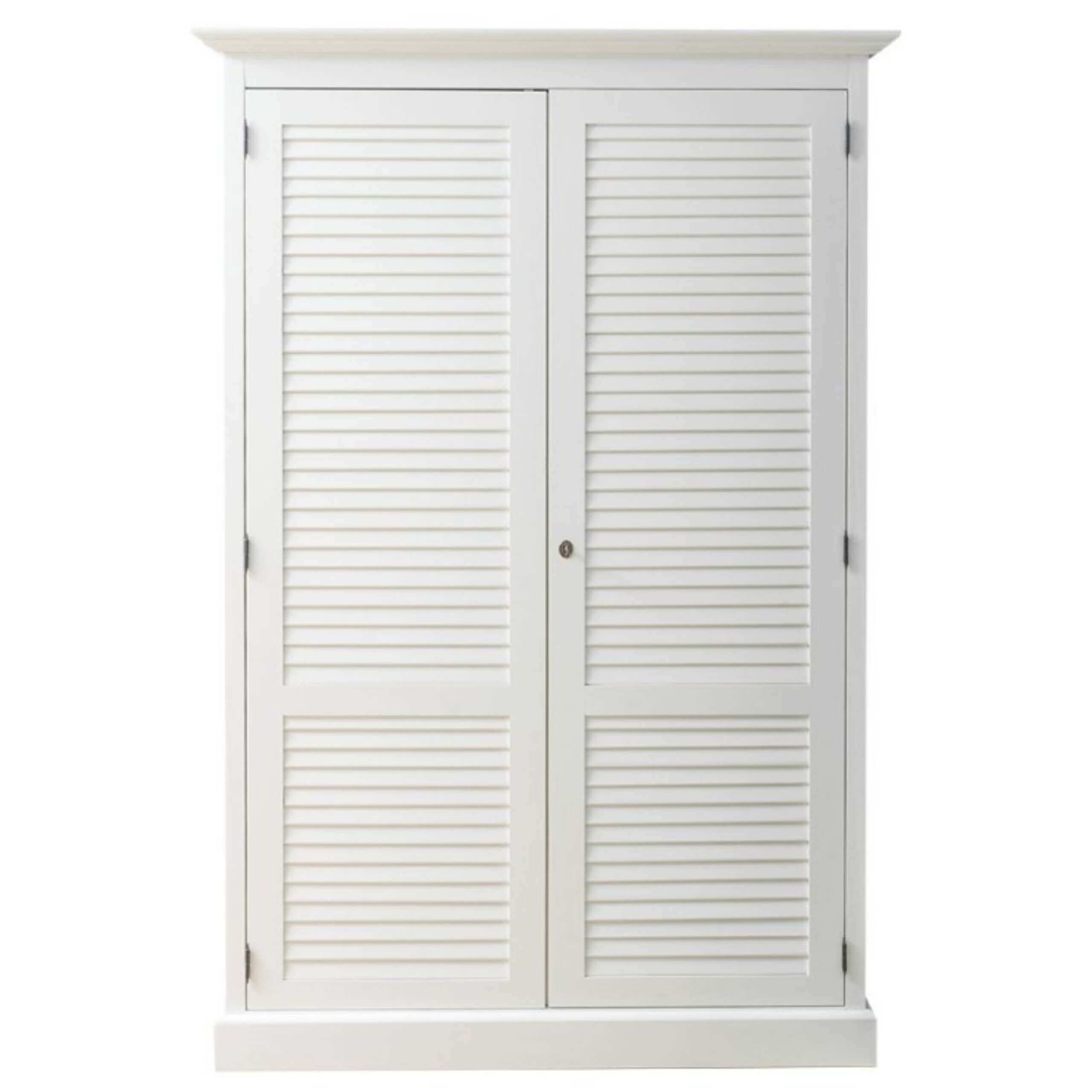 Hotellgarderobe - 2 dører - 3 hyller - 1 hengestang - B:134cm - H:200cm - D:59cm