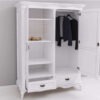 Hotellgarderobe - 2 dører - 2 skuffer - 3 hyller - 1 hengestang - B:140cm - H:190cm - D:70cm