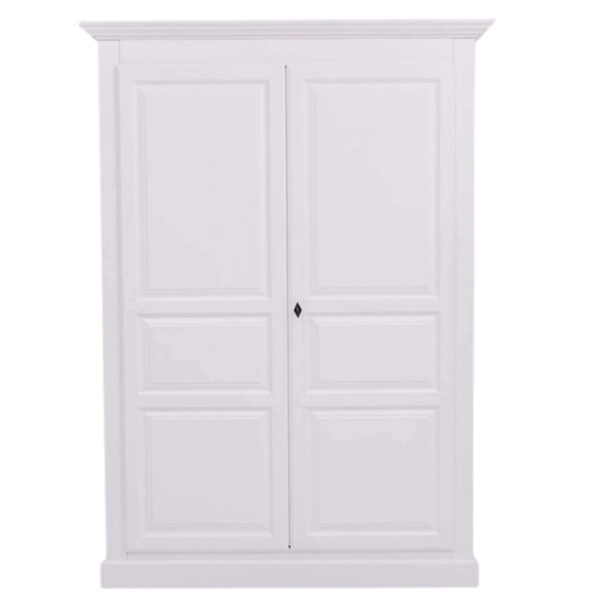 Hotellgarderob - 2 dörrar - 3 hyllplan - 1 hängskena - B:149cm - H:210cm - D:67cm