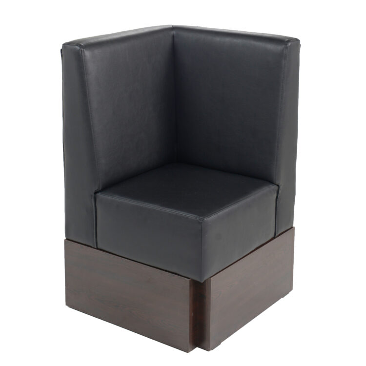 Maryland hjørnesofabenk - Svart - 60x60 cm