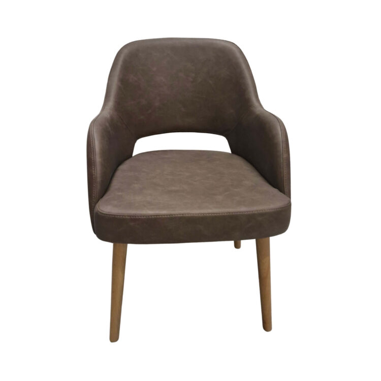 Solstol grå - lyse ben