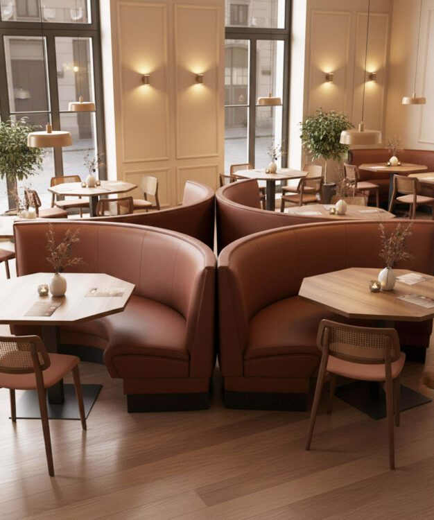 Fairmont havlrund sofabænk
