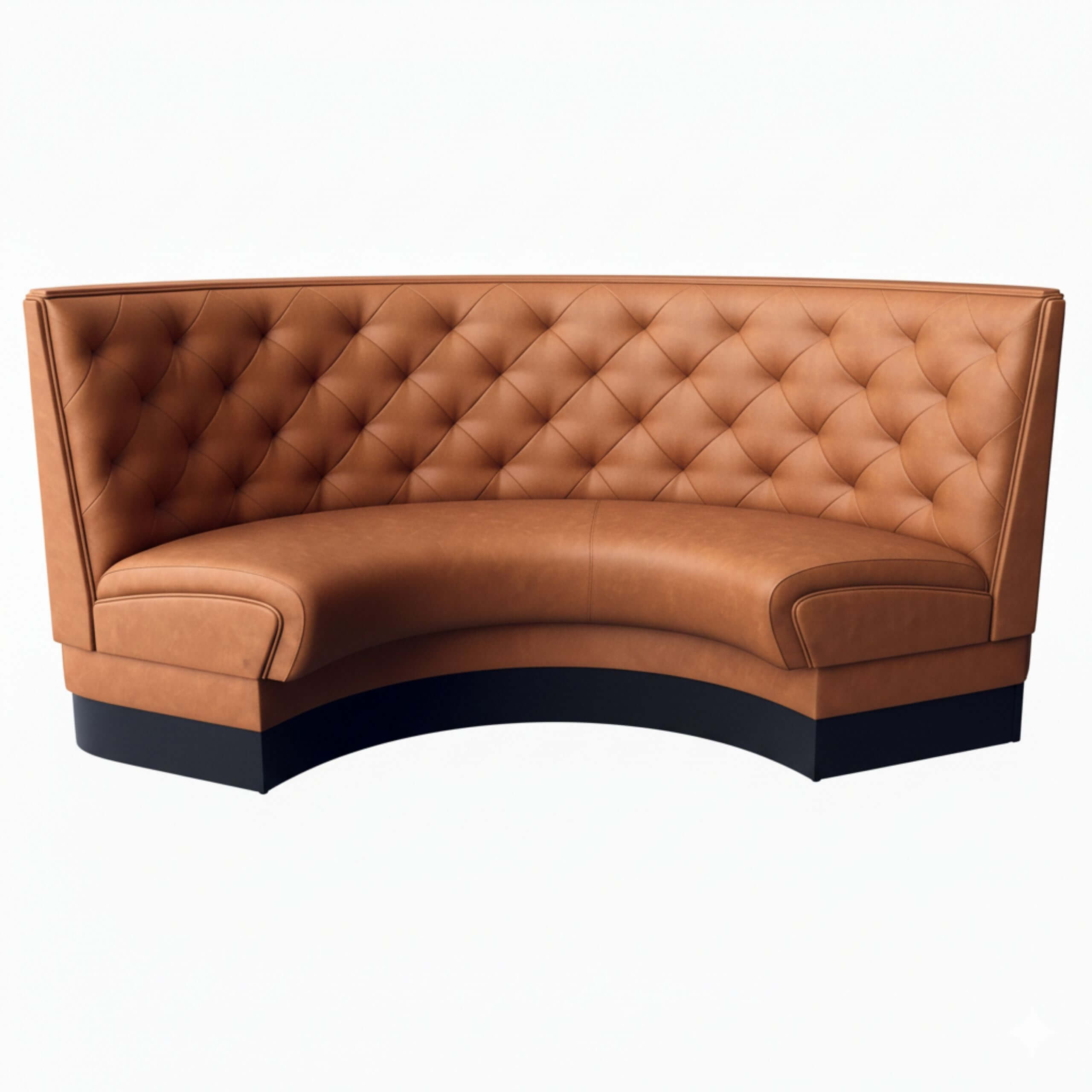 Kensington halvsirkelformet sofabenk